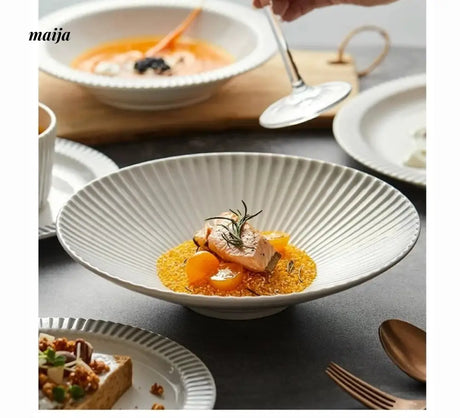 MOSE Ink-Color Straw Hat Dish from MOSE