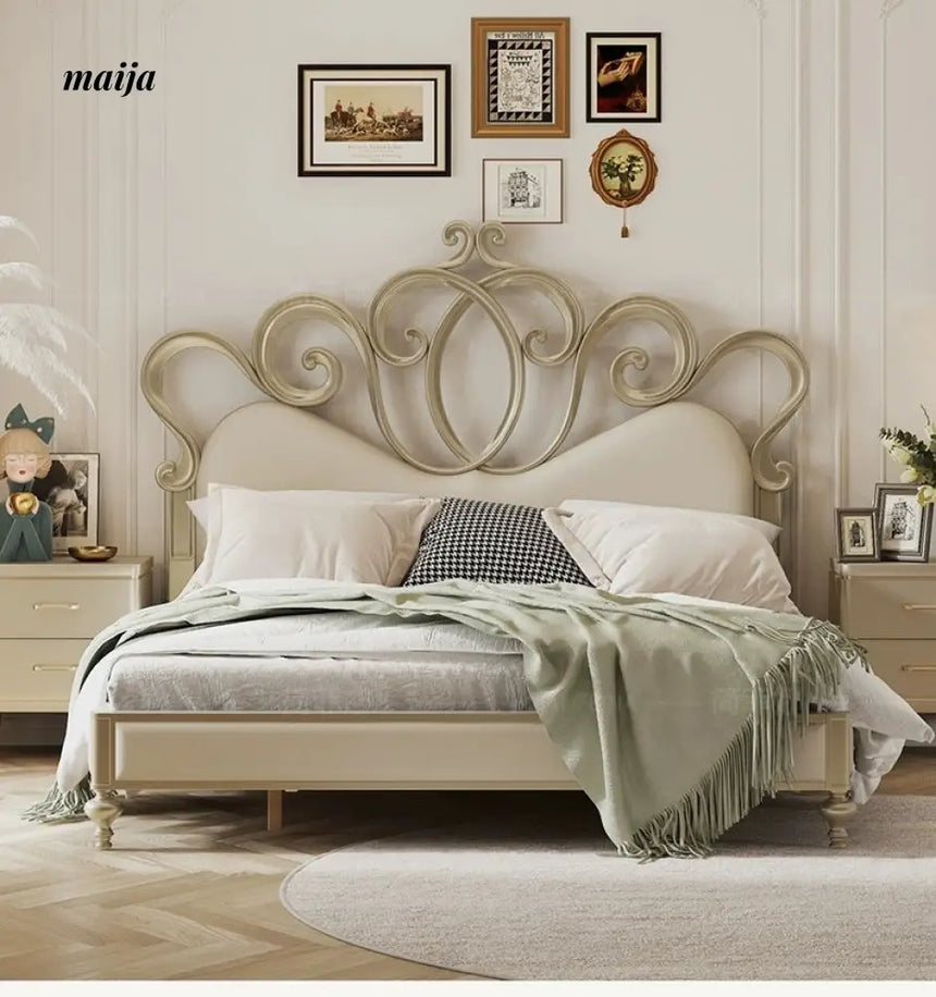 JANE FINA Princess Frame Solid Wood Bed from JANE FINA