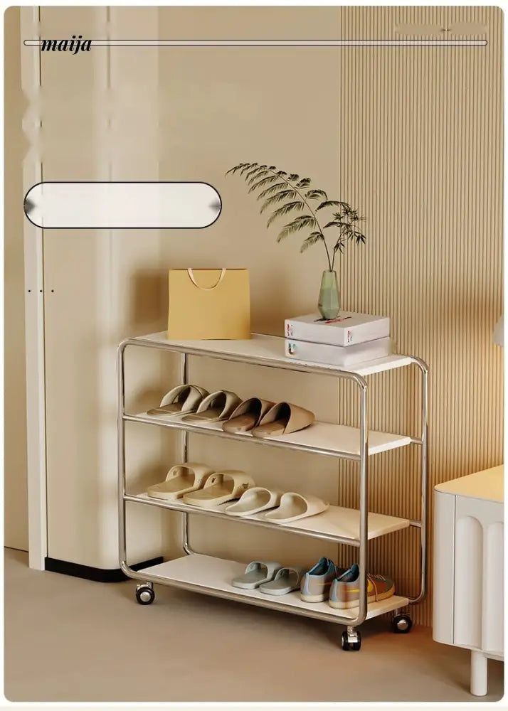 YUJIA Stainless Steel Multi-Layer Shoe Storage Cabinet from YUJIA