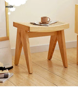 19 DREAM SPACE Japanese Entryway Shoe Stool from 19 DREAM SPACE