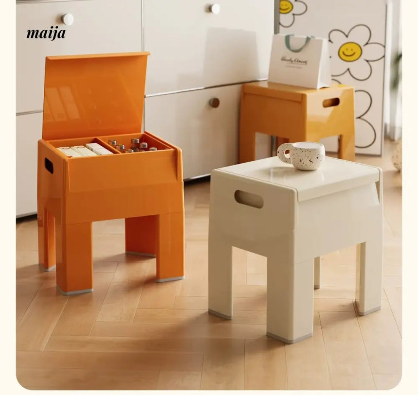 PUMPKIN BOX Creative Low Shoe Stool from PUMPKIN BOX