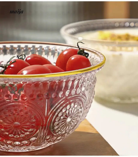 MOSE Glass Dessert Bowl with Spoon from MOSE