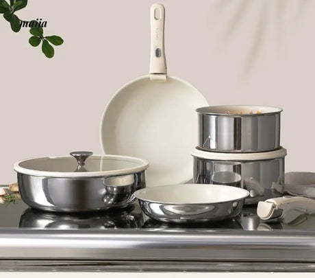 CAROTE Removable Handle Stainless Steel Kitchen Set from CAROTE