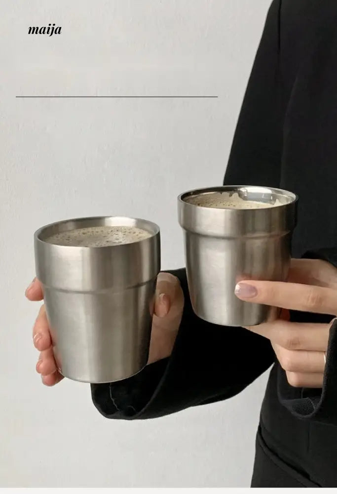 BANKE Stainless Steel American Coffee Metal Cup from BANKE