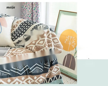 MAN YUE HOME Bermian Wind Sofa Blanket with Towel Cover from MAN YUE HOME