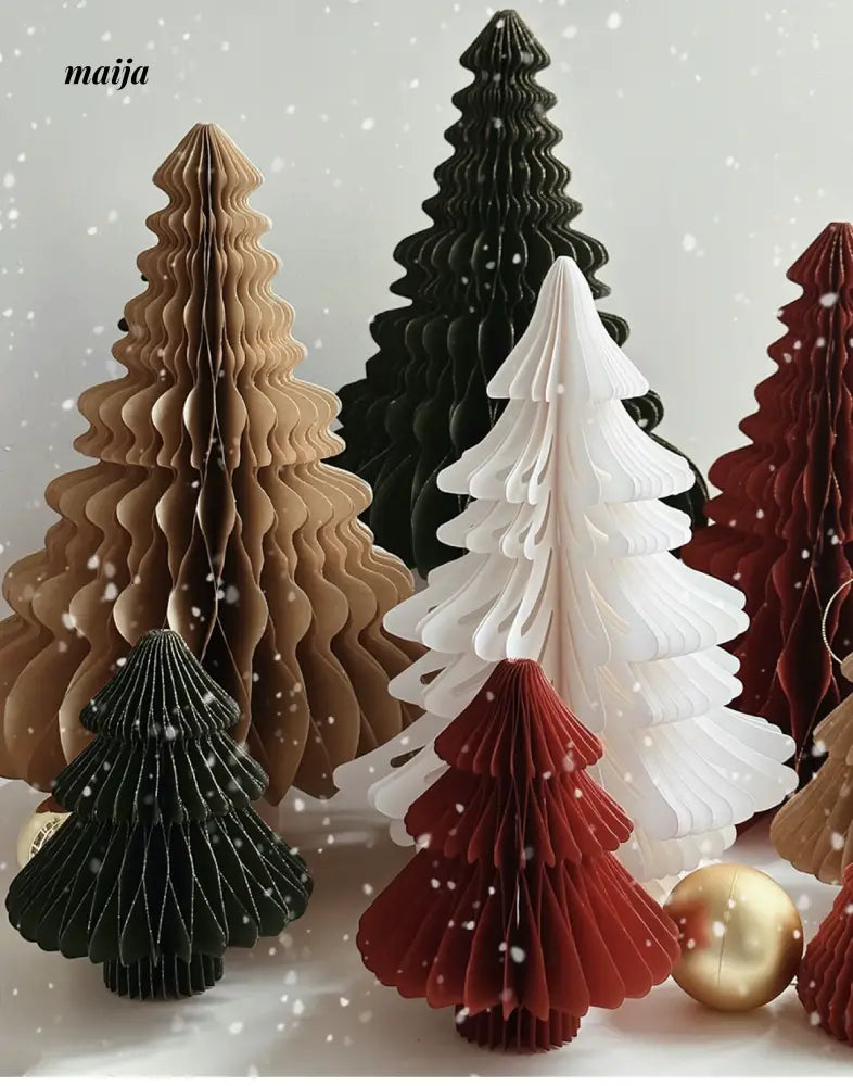 HOMESIDE Christmas Tree Honeycomb Origami Decoration from HOMESIDE