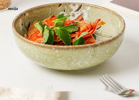 OKADA YAKI Imported Ceramic Soup Bowl from OKADA YAKI