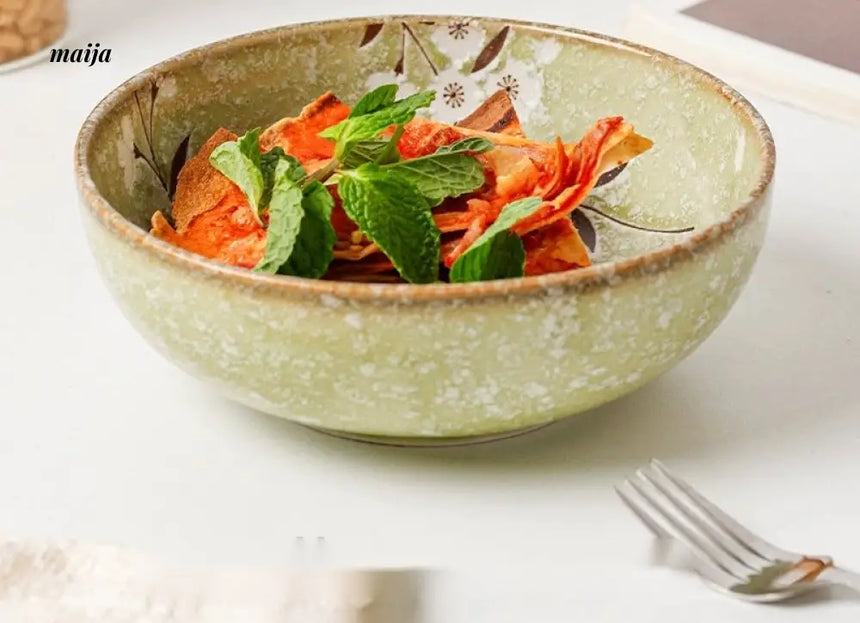 OKADA YAKI Imported Ceramic Soup Bowl from OKADA YAKI