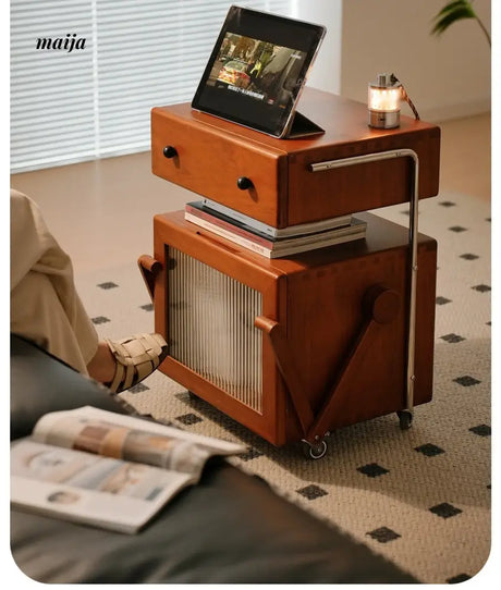 OCC Japanese Solid Wood Bedside Cabinet from OCC