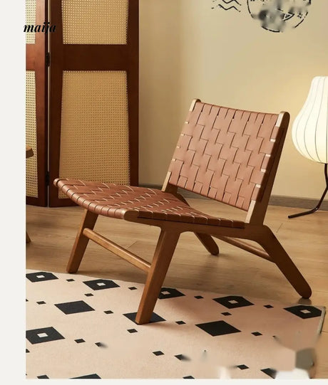 19 DREAM SPACE Saddle Leather Lounge Chair from 19 DREAM SPACE