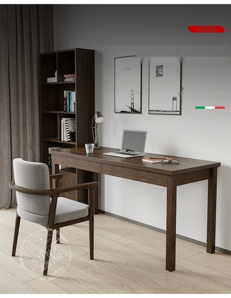 SUNX Nordic Solid Wood Desk with Drawer from SUNX
