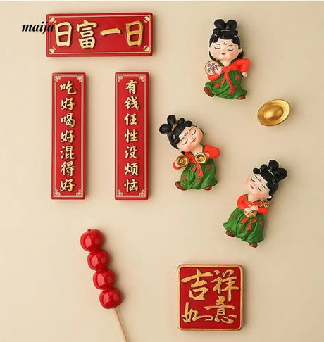 LIVETAI Chinese Festive Fridge Magnet from maija