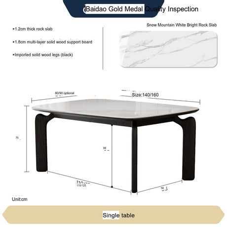 FASATI KAIROS Minimalist Solid Wood Dining Set from FASATI