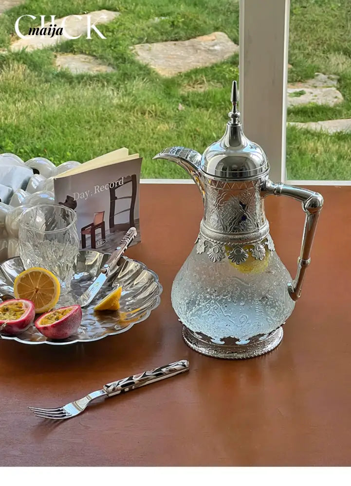 CLICK Retro Glossy Teapot Light Luxury Style Decor from CLICK