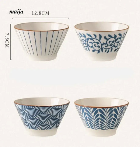 Riko Retro Ceramic Rice Bowls from maija