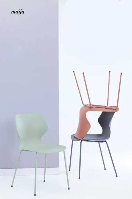 (Set of 2) Emma Pastel Colour Dining Chair from maija