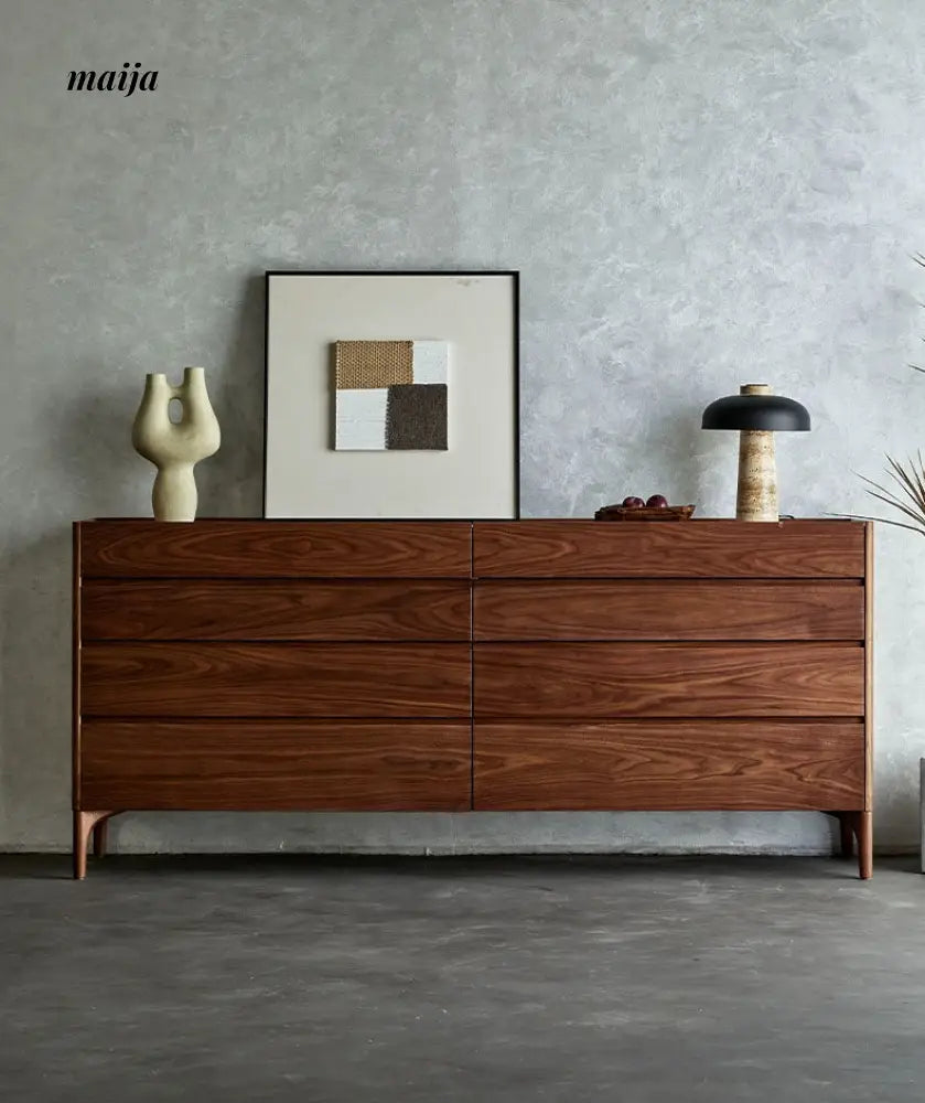 Keiko Solid Wood Wide Chest of Drawers from maija