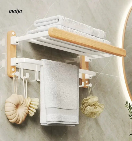 NHSJ Bath Towel Rack and Sanitary Napkin Holder from NHSJ