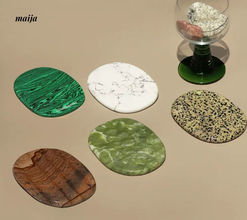 COLOURHUNTER Stone Coan Natural Stone Jewelry Plate from maija