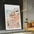 SOMEART Santorini Print from SOMEART