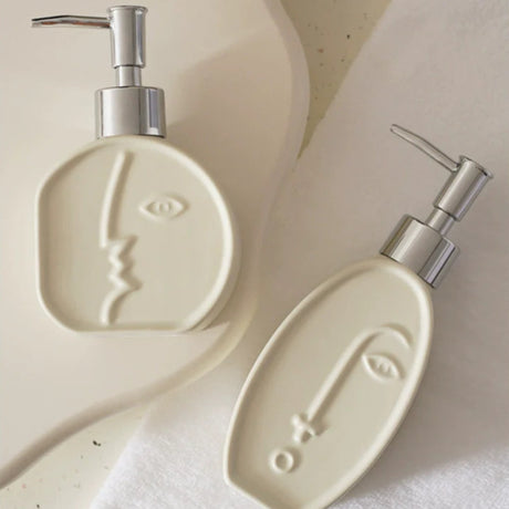 LENYVASEN Iris Ceramic Shower Gel Bottle from LENYVASEN