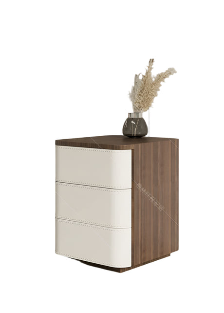 GEPH Theo Cream Bedside Storage Cabinet from GEPH