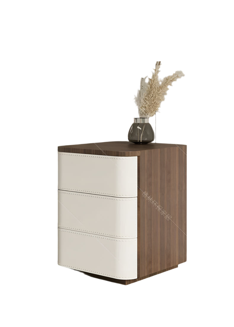 GEPH Theo Cream Bedside Storage Cabinet from GEPH