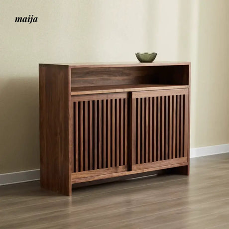 Christensen Solid Wood Slide Door Cabinet from maija