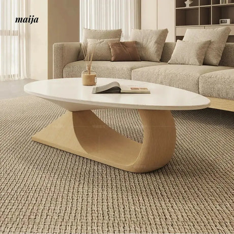 NAVI Snow Mountain Stone Top Coffee Table from NAVI