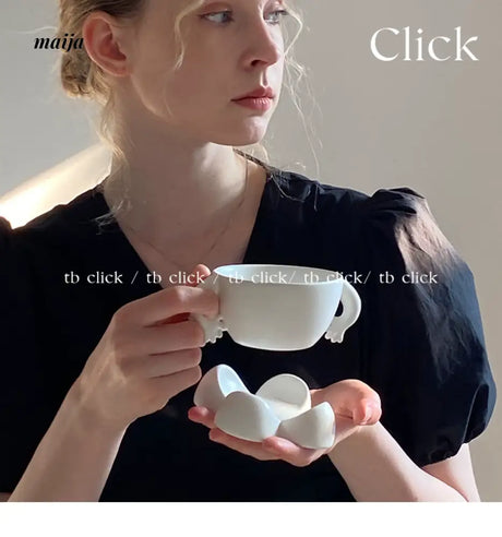 CLICK Hand-Fork Waist Coffee Cup Set from CLICK