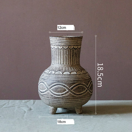 JUHAN Alhambra Rustic Vintage Ceramic Flowerpot from JUHAN