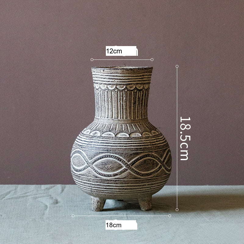 JUHAN Alhambra Rustic Vintage Ceramic Flowerpot from JUHAN