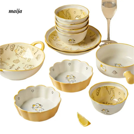 MOSE Orange Meow Bowl from MOSE