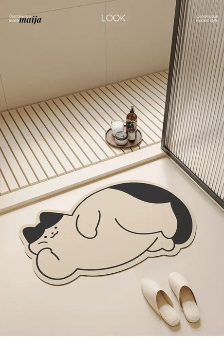 Chubby Cat Bath Mat from maija