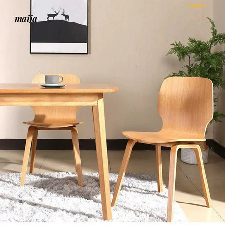 MIKA Comfortable Natural Wood Coffee Highchair from MIKA