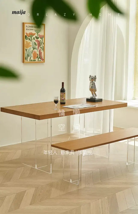 LAZYSPACE Jack Acrylic Dining Table from LAZYSPACE