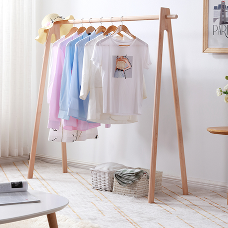 Jessie Solid Wood Clothing Rack from maija