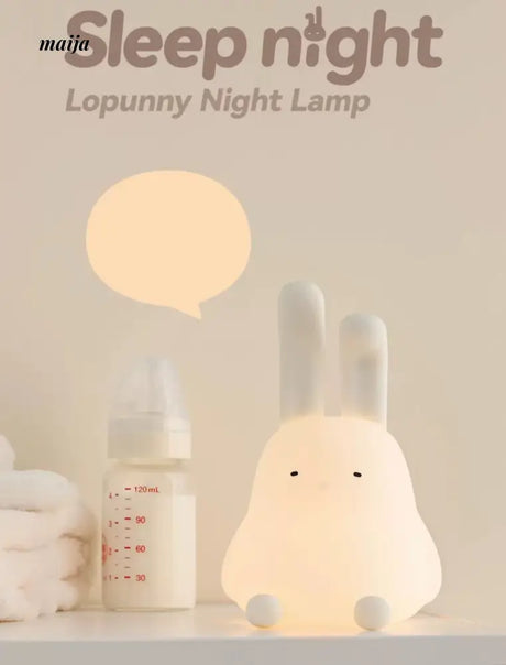 MUID Squeezy Rabbit Folded Ears Night Lamp from maija