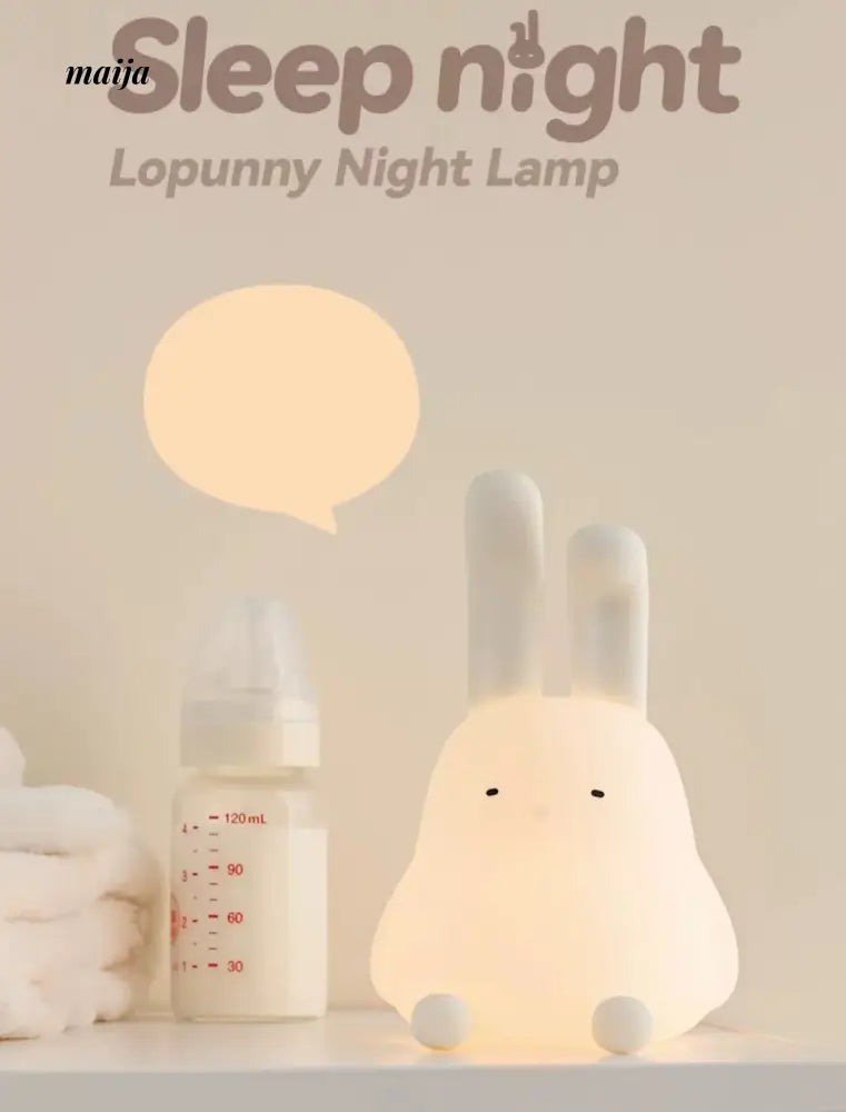 MUID Squeezy Rabbit Folded Ears Night Lamp from maija