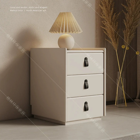 GEPH Noah Light Luxury Cream Bedside Cabinet from GEPH