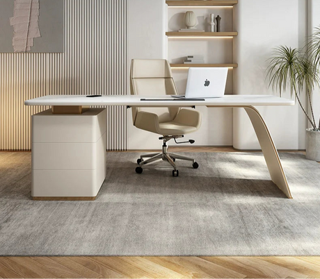 WW Sophie Minimalistic Laptop and Bookcase Desk from WW