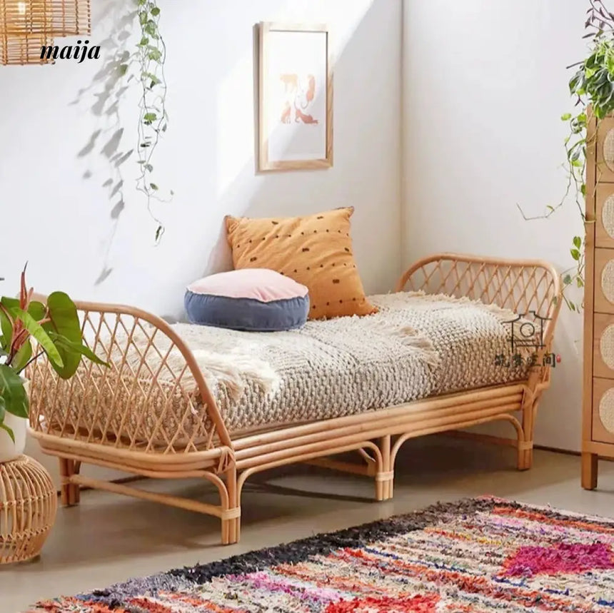 19 DREAM SPACE Rattan Single Bed from 19 DREAM SPACE