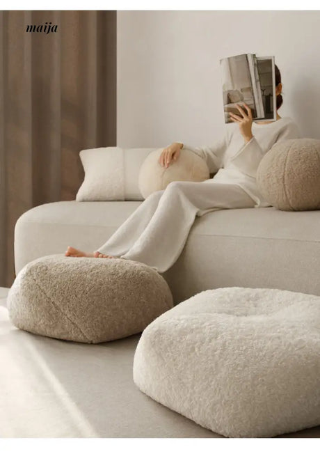 Origami Fleece Ottoman from maija