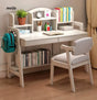 Luna Nordic Solid Wood Desk with Bookshelf from maija