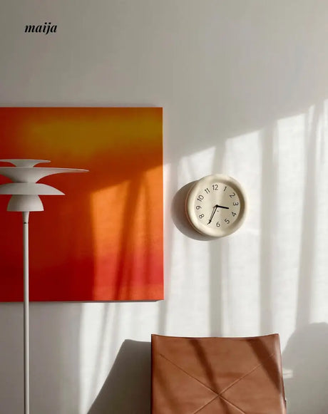 Chubby Ceramic Wall Clock from maija