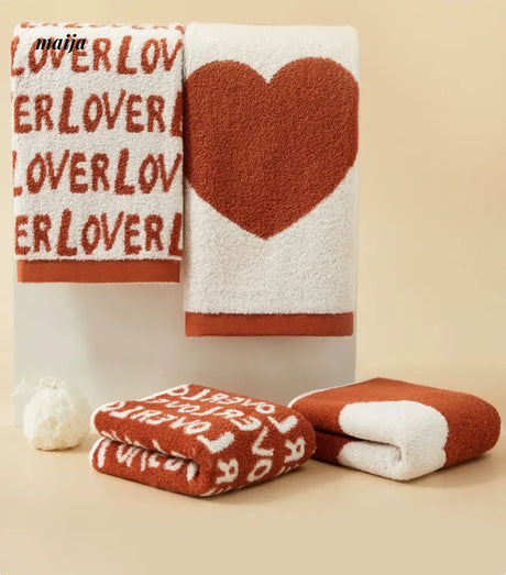 Love Heart Face Towel from Nuanyou