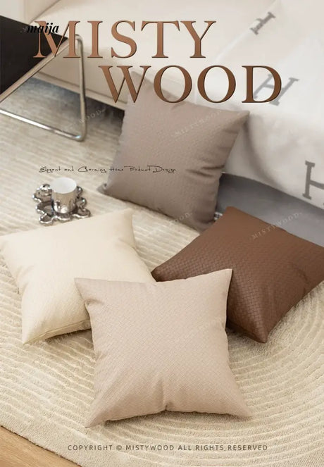 MISTYWOOD Modern Woven Scandinavian Pillow from MISTYWOOD