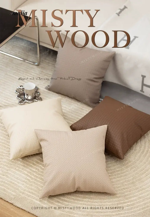 MISTYWOOD Modern Woven Scandinavian Pillow from MISTYWOOD