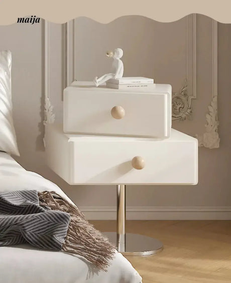 Jennings Rotating Bedside Table from Mufanli