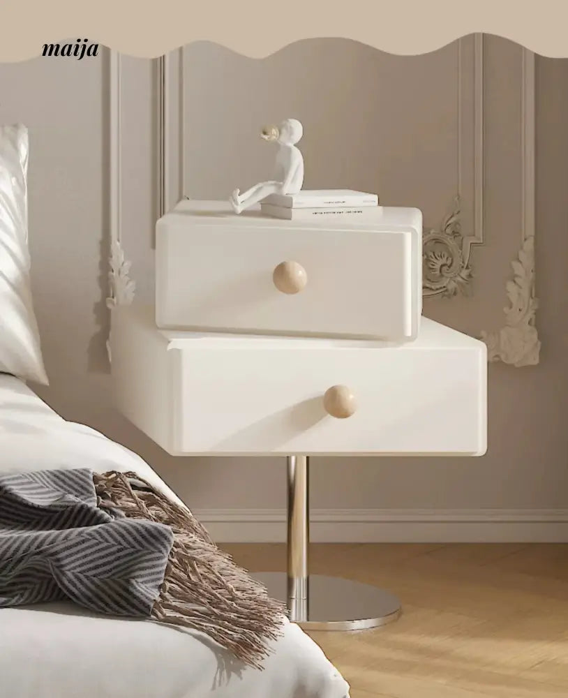 Jennings Rotating Bedside Table from Mufanli